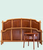 mahogany king bed