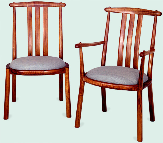 koa simple saturn dining chair