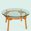 saturn glass dining table